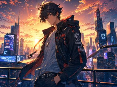 国产动漫-都市黄昏少年行热血短片